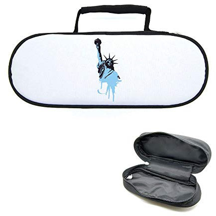 Mygoodprice Tasche für Boccia-Kugeln, NY Statue blau