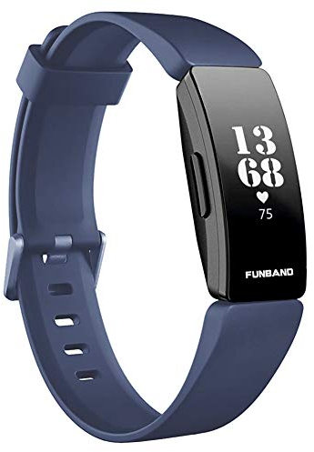 FunBand Kompatibel für Fitbit Inspire & Fitbit Inspire HR Armband,Atmungsaktiv Verstellbares Ersatz weiches Silikon Sporty Wrist Strap Band Armbanduhr Armbänder für Fitbit Inspire/Inspire HR