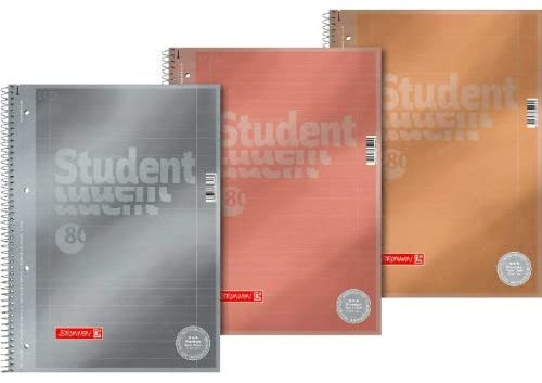 Brunnen Collegeblock A4 Lin.27 Metallic BRUNNEN