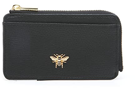 Alice Wheeler Bumble Bee Coin and Card Purse (Black)