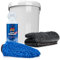 detailmate Auto & Motorrad Wasch Set: Dr. Wack A1 Speed Shampoo 500ml + Kunststoff Wascheimer mit passendem Deckel + Mikrofaser Chenille Waschhandschuh + saugstarkes Trockentuch, 50x80cm, 1000GSM