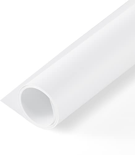 Selens 120x300cm PVC Hintergrund Fotografie Hintergründe Weiß Fotohintergrund Weiss Wasserdicht Matt Glatte Background für Fotostudio Portrait Produkt Essen Haustier Kosmetik Photography Backdrop