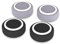 Para ROG Ally/Para Steam Deck Thumb Grips Silicona Analog Stick Covers, Thumbstick Controller Reemplazo Joystick Cap, 4PCS