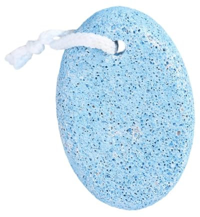 FashionCha Bimsstein für Die Fußpflege, Hornhautentferner für Hände Und Füße, Pediküre Werkzeug, Blau