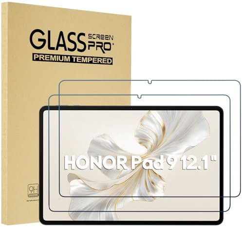ProCase 2 Stück Schutzfolie für HONOR Pad 9, 9H gehärtetes Schutzglas Schutzfolie Displayschutzfolie Schutz Folie Screen Protector für HONOR Pad 9 12,1