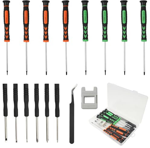 Precision Screwdriver Set, Terminal Heavy Duty Chrome Vanadium Steel Made, WERA Torque, Muti Purpose Screwdriver Kit