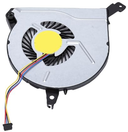 Naroote Ventilateur de Refroidissement de Processeur pour Ordinateur Portable à 4 Broches, Refroidisseur de Processeur à Graisse Thermique, Dissipateur de Chaleur Silencieux avec Refroidissement