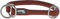 Kerbl Pet Rundleder-Halsband Roma mit Stopper 60cm, 8mm,cognac