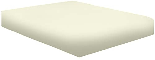NIYS Luxury Bedding Finest 100% Egyptian Cotton 16 40CM Extra deep Fitted Sheets 15 Colours Single Double King Super King (Cream, King)