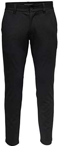 ONLY & Sons Onsmark Pant Gw 0209 Noos Pantaloni, Nero Black, W32/L34 (Taglia Produttore: 32) Uomo