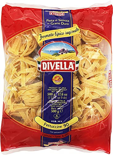 10x Pasta Divella 100% Italienisch N° 90 Fettuccine 500 gr