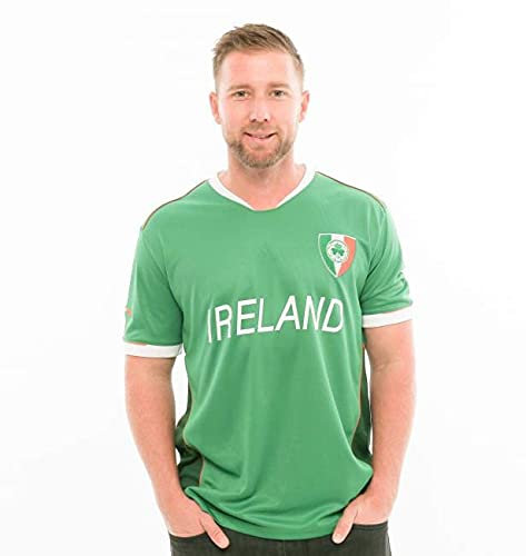 Malham Fußballtrikot, atmungsaktiv, USA Irland - grün - Mittel