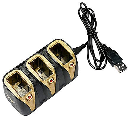 Tenlacum Attop XT-1 Part 3-in-1 USB-Ladegerät, Sitz 3,7 V, 800 mAh, Lipo Akku-Ladegerät für XT-1 RC Quadcopter Training Drohne