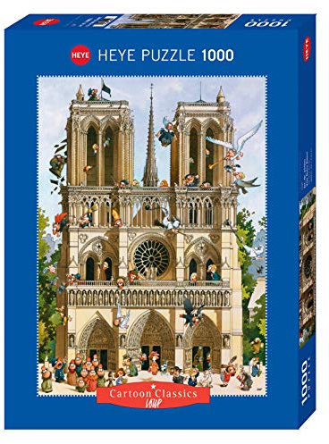 HEYE 29905 Vive La Notre Dame Standard 1000 Teile, Mehrfarbig (Cartoon Classics Puzzle Heye)