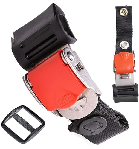 Helmet Quick Release Buckle Kit Ratcheted Stainless Steel Helmet Chin Strap Adapter - Install Without Removing Strap Snap