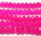 Tschechische Kristall Glas Perlen CZ Böhmische Facettierte Rondelle Glasperlen 4/6/8/10 mm (Pink, 6x4 mm)