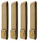 WYNEX Molle Strap 6 Zoll, Taktische Molle Strap Molle Gurtband Riemen Befestigung Snap Strap Nylon Daumen Snap Riemen 4 Packs