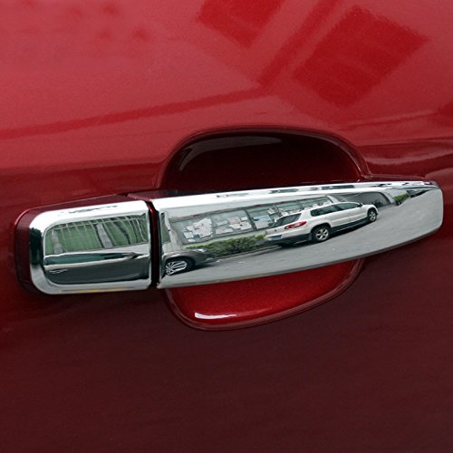 Autophoton Car Accessories for Mokka/Mokka X 2013-2018 ABS Chrome Door Handles Cover Trim (without Smart Holes)