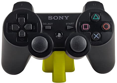 Soporte para mando Sony Ps3 Playstation 3, color amarillo