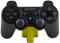 Soporte para mando Sony Ps3 Playstation 3, color amarillo