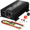 tectake 404562 Spannungswandler 12V auf 230V, Reiner Sinus Wechselrichter 1500W/3000W, KFZ Power Inverter DC AC mit Steckdosen und 2 USB-Anschlüssen, Stromwandler für Auto Wohnwagen Wohnmobil