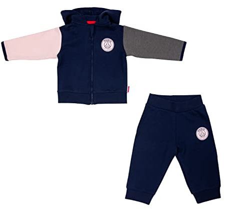 Paris Saint-Germain Ensemble Jogging bébé Fille PSG - Collection Officielle 6 Mois