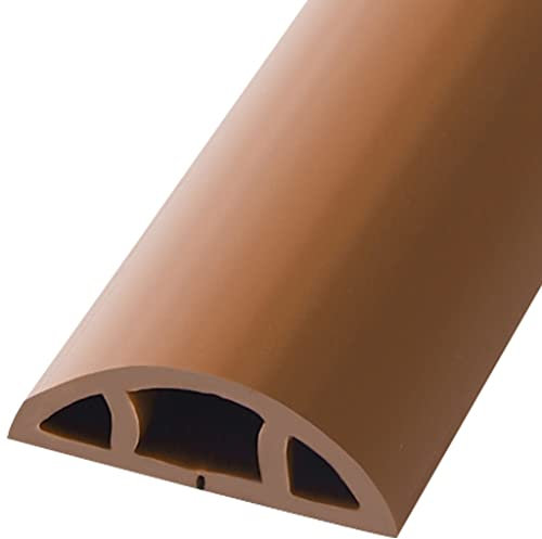 Boden Kabelbrücke Fußboden Kabelführung Weich PVC Durable Floor Cord Management, Brandschutz Haushalts Bodenkabel Hider, Anti-Stampf Bodenkabelschutz, Schützen Sie Das Kabel