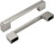 LONTAN 5 Pack 160mm Brushed Nickel Cupboard Handles Kitchen Cabinet Handles Kitchen Door Handles Drawers Handles Zinc Alloy Handles for Drawers Modern Kitchen Handles Cupboard Door Handles