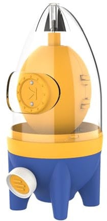 Egg Mixer Manual Egg Shaker Egg Spinner for Boiled Golden Eggs Egg Spinner Golden Egg Maker Egg Shaker Egg Scrambler Manual Mixer(Yellow)
