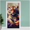Finest Folia Türfolie 90x200 cm Türtapete Türposter Folie für Tür Wohnzimmer Kinderzimmer Küche Türaufkleber Bad Aufkleber selbstklebend TF04 (16 Tiger)