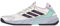 adidas Men's CourtJam Control 3 Clay Tennis Shoes, Crystal White/Aurora met/semi Flash Aqua, 10 UK