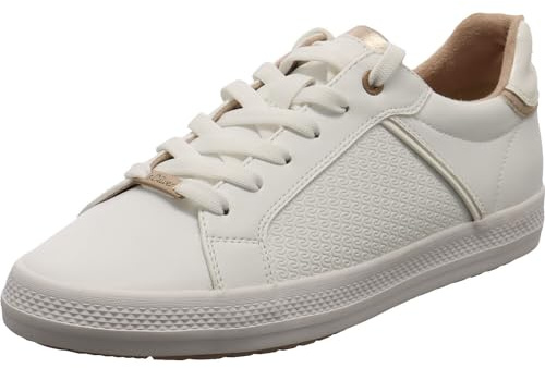 s.Oliver 5-5-23642-42-100 Damen Sneaker Low Synthetik weiß weiß