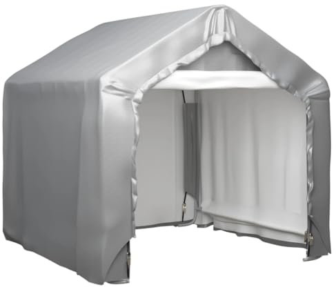 vidaXL Storage Tent Grey 180x180 cm Galvanised Steel
