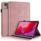 Succtopy Case for Lenovo Tab M11 11 Inch 2024 (TB330) Folio Flip PU Leather Cover with Pen Holder Protective Tablet Case with Stand Function for Lenovo Tab M11 11 Inch 2024 Rose Gold