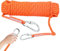 Meyagot Kletterseil, 20m 8mm Sicherheitsseil, Nylon Statisches Kletterseil Mit 2 Karabiner Outdoor Seil Festmacherleine Statisches Seil Felskletterseil Für Outdoor, Sport, Campin, Wandern, Fischen