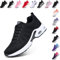 Hitmars Scarpe da Running Corsa Donna Scarpe da Ginnastica Fitness Sportive Respirabile Leggero Running Sneakers Basse Interior Casual all'Aperto Nero EU 41