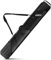OutdoorMaster Gepolsterte Skitasche, ABS-Hartschalenenden Ski-Reisetaschen, Skitasche mit Taschen und abnehmbaren Schultergurten – bis zu 185 cm Ski-Boards, Schwarz, Skitasche mit Hartschalenenden