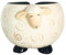 Porte-Laine en céramique | Bol de Mouton Forme de Mouton Mignon Céramique Tricoter Couture de Fil Carton Cartoon Crochet Bol Cadeaux pour Les Crocheters
