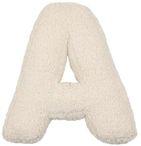 Muzrunq Briefkissen Umarmung Kissen Dekorative Kissen für Bett Spaß Englisch Alphabet EIN Buchstaben EIN Kissen für Sofa Schlafzimmer Wohnzimmer