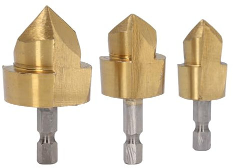 Waterproofing Drill Point for the Water Tube, 3 Pieces Set Bit for PPR Lifting Drill for Plastic Pipes