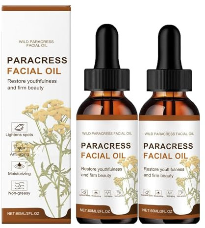 Paracress Facial Oil, Bio Paracress Gesichtsöl, Organisches Anti-Aging-Öl zur Faltenreduzierung, Feuchtigkeitspflege und Hauterneuerung, Für alle Hauttypen (2)