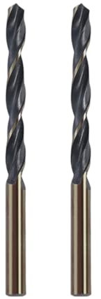 Misuyue 8mm M2 Cobalt HSS Drill Bits, 2pcs Twist Metal Drilling Bit, Carbide Drill Bit for High-Carbon Steel Copper Plastic Hard Materials, Wood Drilling Bits