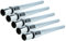 vhbw 5x Tube d'aspirateur compatible avec Lidl Parkside aspirateur - raccord 35 mm, 60-97cm, noir/argenté
