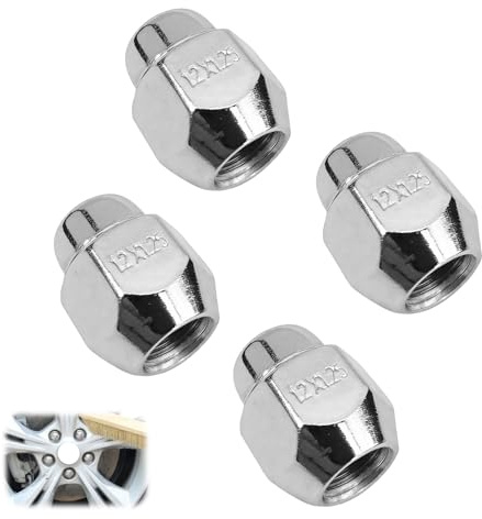 4PCS Wheel Nuts for NISSAN Models,21mm M12X1.25 Alloy Wheel Lug Nuts for NISSAN Q60 G Q70 M Series X-Trail Infiniti ESQ Loulan Teana March Sylphy Sunny Livina Sylphy Tiida Yida