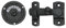 Black Antique Iron Indicator Door Bolt Lock Vacant Engaged Bathroom/Toilet from EUROART