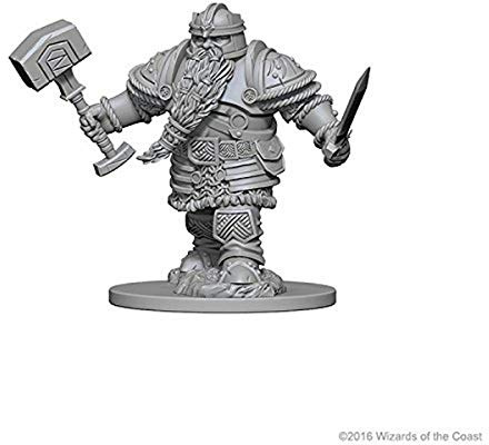 D&D Nolzur's Marvelous Unpainted Miniatures (W1) Dwarf Male Fighter