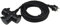 ChiliTec 3-Fach Verlängerungskabel 5m Kabel Aussen - 3 Steckdosen mit Deckel IP44 Aussensteckdose Mehrfachsteckdose mit Gummikabel H07RN-F 3G1,5mm² 3600W 16A Schwarz
