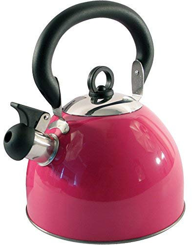 2.5L Stainless Steel Lightweight Whistling Kettle New (Pink)