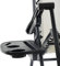Azuma Clip On Relaxer Chair Side Table Tray iPad Phone Mug Glass Drinks Holder Attachable Camping Garden Beach Accessory Plastic Black