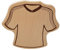 DEKOFANT Frühstücksbrettchen Kinder Holz Brett Motiv Fußball Trikot Frühstücksbrett Kinder ca 29x26x1,5cm